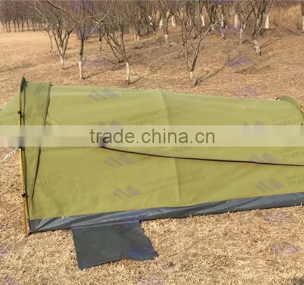 King Single Swag Camping Swags Canvas Tent Deluxe Extra Large photo-5
