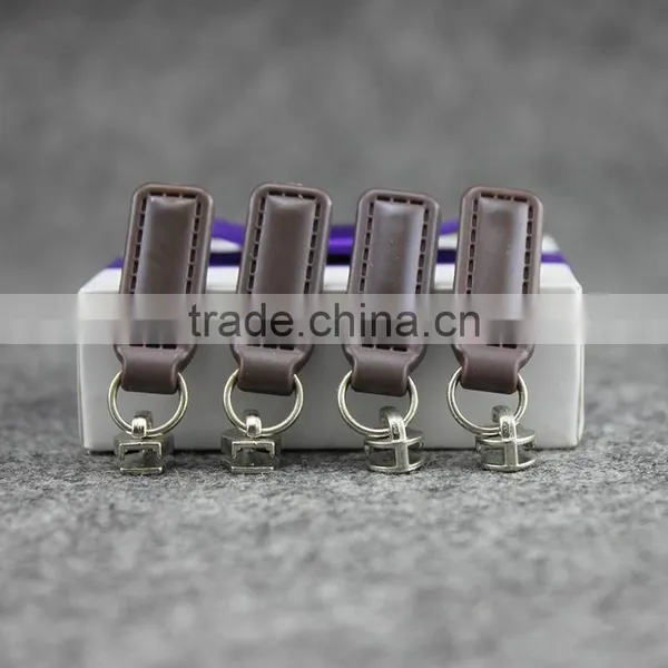 Customized Wholesale High Quality Leather Zipper Slider photo-6