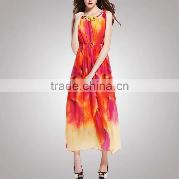 Colorful Sweet 2017 Fashionable Handmade Christening Dress For Summer photo-2
