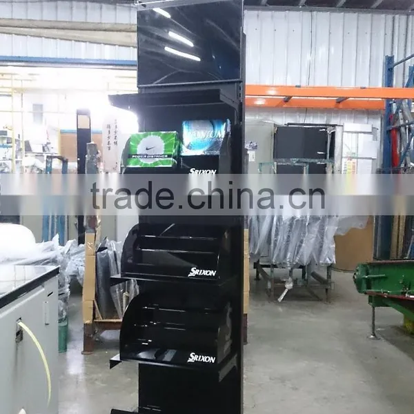 Unique Black Acrylice and Steel Golf Ball Box Display Stand photo-3