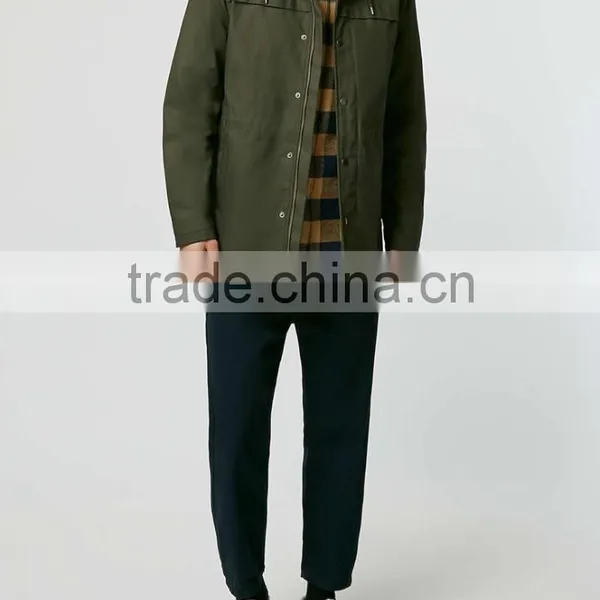 Buffalo Check Long Sleeve Casual Overshirt photo-3