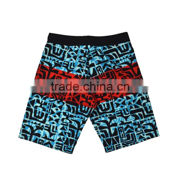 4 Way Stretch Summer Sublimated Board Shorts for Men Polyester and Elastic Fabric photo-2