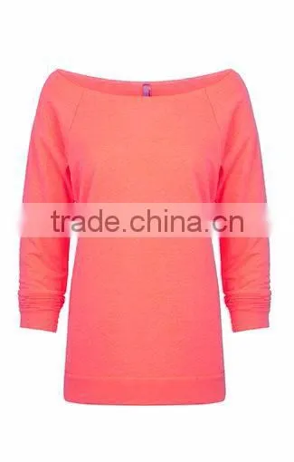 Next Level Apparel The Terry Raw Edge 3/4-Sleeve Raglan Tee - Made From 50% Cotton and 50% Polyester and Comes With Your Logo. photo-4