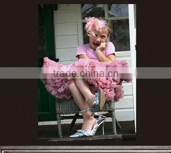 Best-selling Baby Skirt Chiffon Table Skirt Newborn Ruffled Table Skirt Girls Super Fluffy Pettiskirt photo-5
