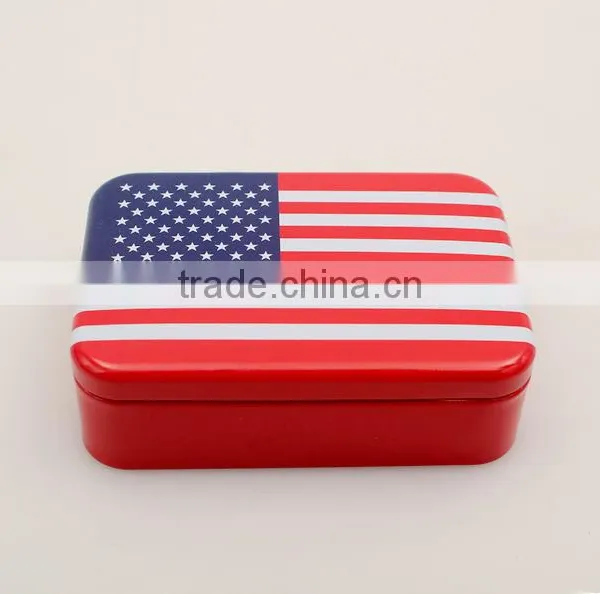 R1837H Manufacturer Square Tin Box Metal Storage Box Wholesale Gum Tin Box photo-2