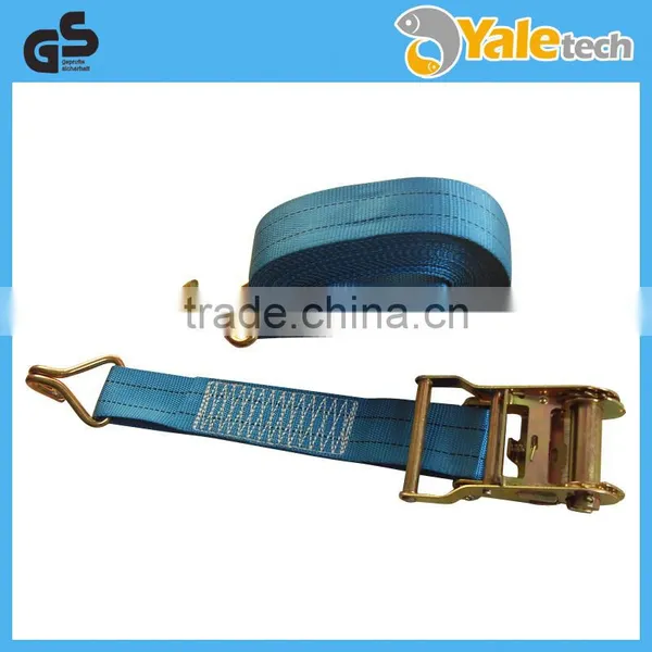 Cargo Lashing Strap Belt in Ratchet Tie Down Cam Buckle With Hooks and Rings Best Price by China Manufacturer photo-5