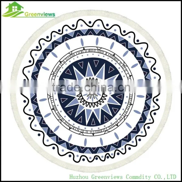 China Yoga Mat Picnic Mat Mandala Round Roundie Oversized Beach Towel in China Custom Round Towel photo-4