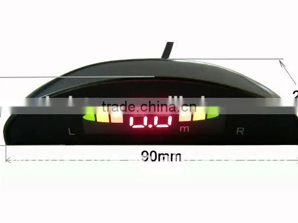 LED Car Reverse Parking Sensor With Waterproof Connector Rear 4 Sensors photo-3