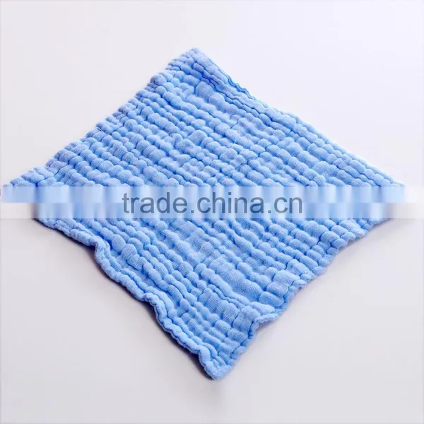 Cotton Gauze Burp Cloth Organic Wipe Cloth Facial Cloth Baby Bibs photo-3