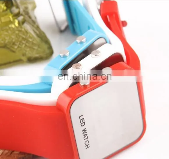 GODBEAD Super Touch Screen Electronics Women Watches Silicone Watch Soft Watchband Square Shape Big Display photo-4