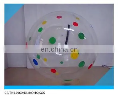 Colorful Point Clear Water Ball ,walk in Plastic Bubble Ball, Inflatable Water Walking Ball