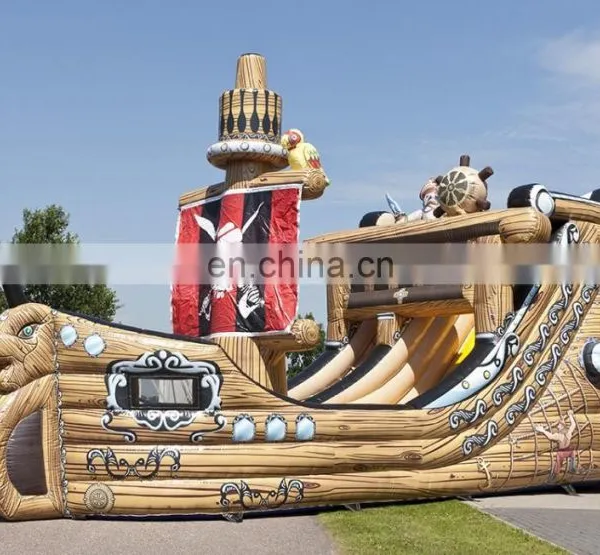 Pirateship Inflatable Water Slide Clearance Giant Inflatable Slide for Sale photo-2
