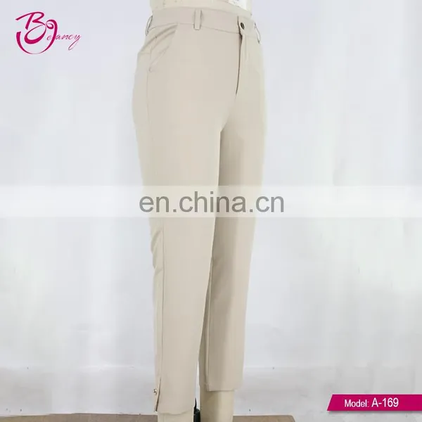 High Quality Polyester Fiber Material Women'S Fashion Pants photo-3