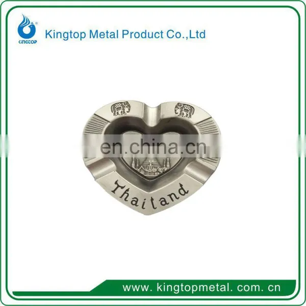 Hot Sell Cheap Antique Metal Spinning Souvenir Ashtray photo-2