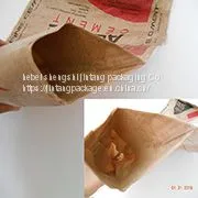 25 kg 50kg Cement Bag Price Kraft Paper Bag With Block Bottom photo-3