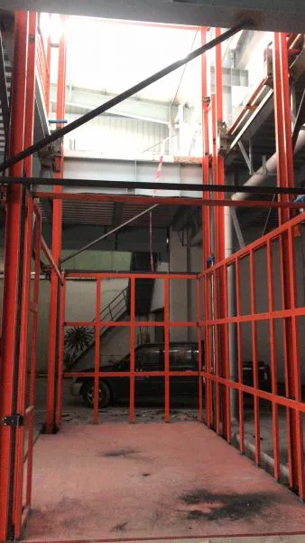 Spillover Valve Floor Mounted Hydraulic Cage Lift photo-2