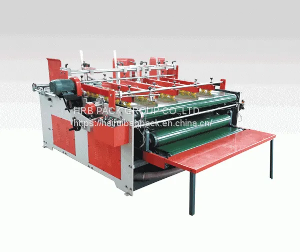 Semi-Auto Combined Pressure Model Carton Box Gluer/Corrugated Carton Forming Machine