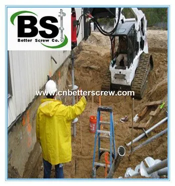 High Strength Steel Push Pier System for Foundation Repair photo-4