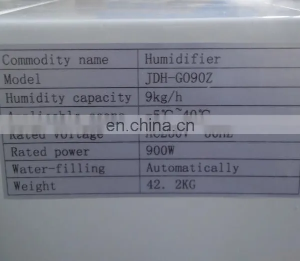 9kg /h 99% Industrial Humidifier Ultrasonic Humidifier photo-4