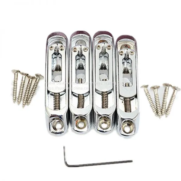 Perfect Fit Bass Bridge For Fender Jazz Or Precision Bass Full Accessories Hardware 4-String Bass Bridge photo-5