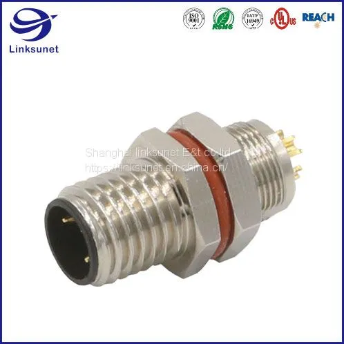 IP68 12 Pin PG9 A, B & D-Coding 26AWG for Communication equipment harness
