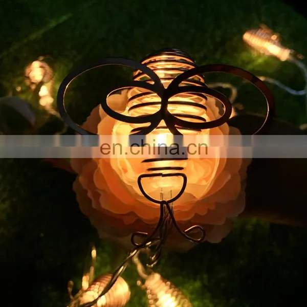 2020 New Solar 10L LED Iron Honeybee Strip Outdoor Garden Light For Spring Decoration From China photo-4