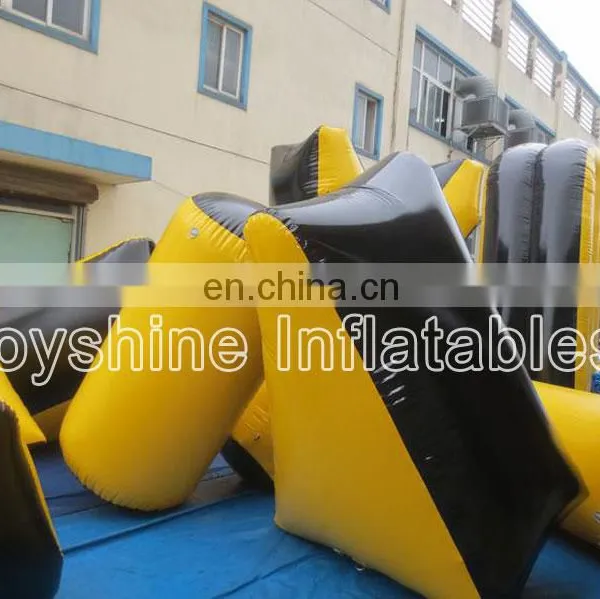 Cheap Inflatables Paintball Bunkers Obstacles Archery Used Laser Tag Inflatable X Air Bunker X X Paintball Brick Wall Bunker Set photo-5