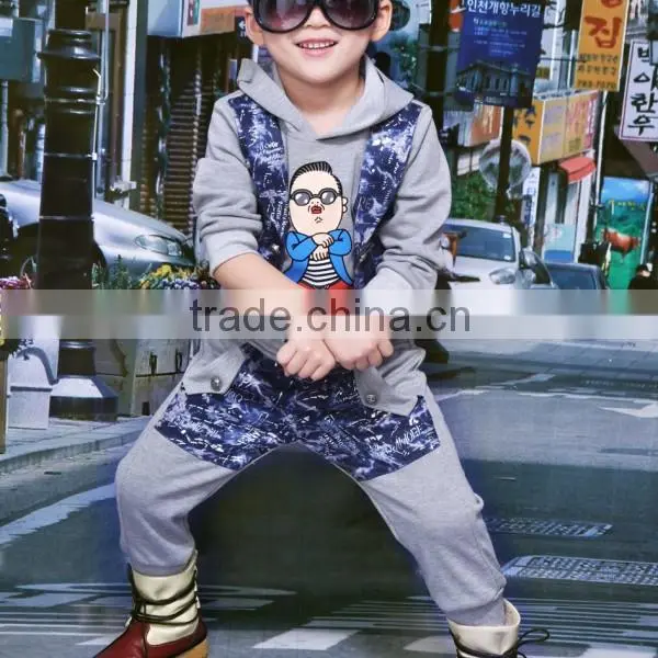 New Autumn Winter Boy Set Thermal Children Tracksuit Kids Clothing Suit Boys and Girls Hoodie and Coat+trousers