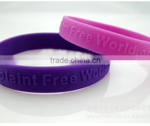 Huizhou City Factory Silicon Bracelets, Promotional Silicon Wristbands,magnetic Bracelet for Unisex photo-4