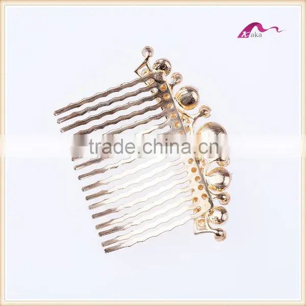 Fashion Crystal Tiara Crown Hair Comb For Wedding Accessories photo-3