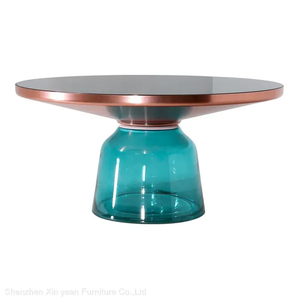 Round Coffee Table With Stools Sebastian Herkner Gray Purple Blue Yellow Green Colorful Coffee Table photo-3