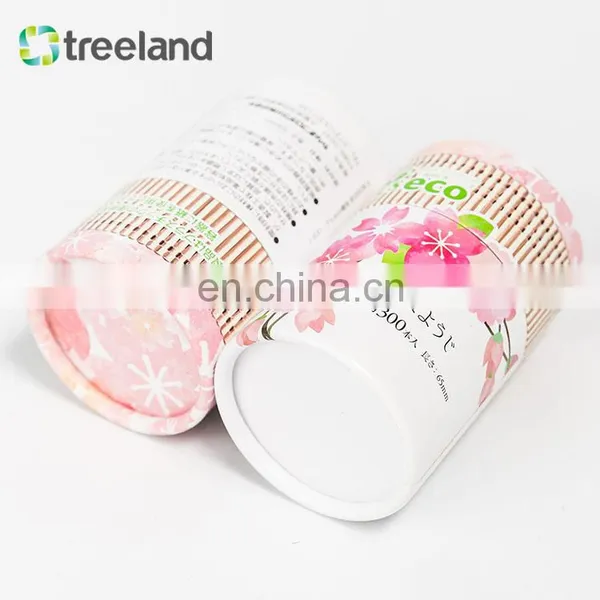 100% Paper Material Tube Packaging Toothpick Biodegradable Paper Tube Packaging photo-4