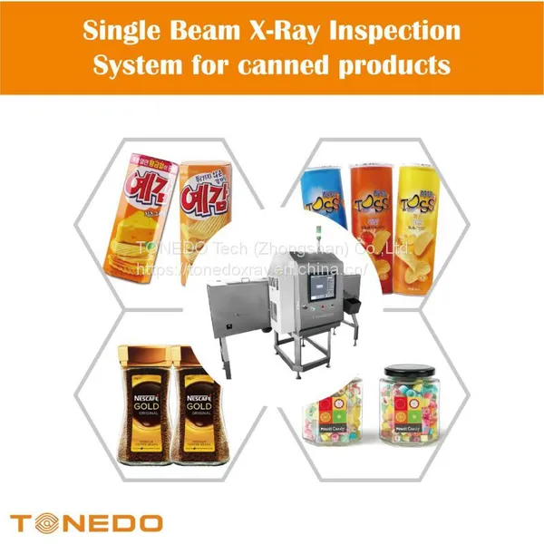 TTX-12K120 Single Beam X-Ray Inspection System for Canned Products X Ray Machines For Food Industry