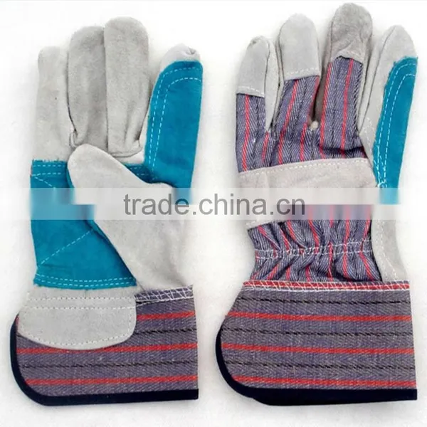 Cheap Price Leather Safety Working Gloves With Reinforcement Palm photo-2