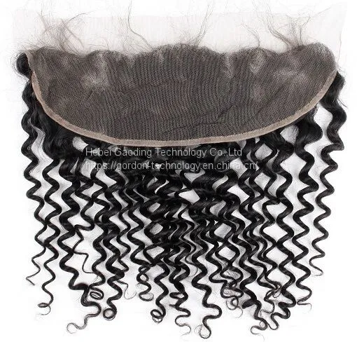 Natrual Color 13x6 Lace Closure Remy Human Hair Curl Hair Closure