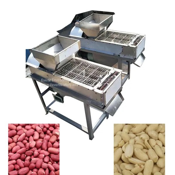 Purpose of green vorn peanut elevating machine | Peanut Peeling Machine |  Automatic Electric Peanut Dry Peeling Machine