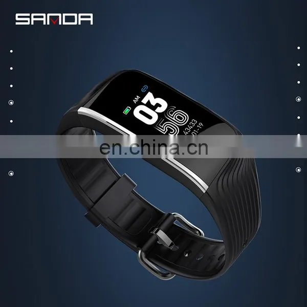 SANDA S4 Men Women Sports Bracelet Wrist Band Smart Watch Hear Rate Monitor Fitness Gps Smartwatch photo-5