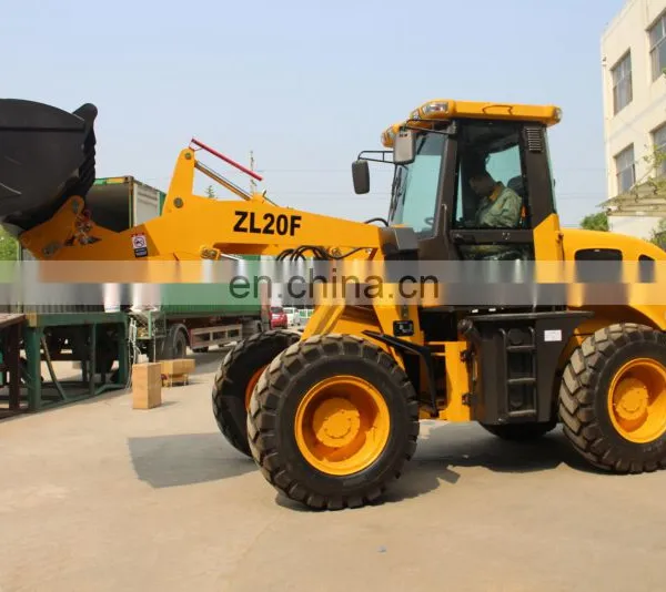 Provide ce Certificate 2ton Wheel Loader With Pallet Fork Wheel Loader Zl20 for Sale photo-2