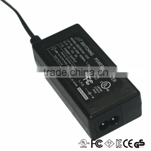 Manufacture Waterproof 36W DC Output Desktop 12v Power Adapter photo-4