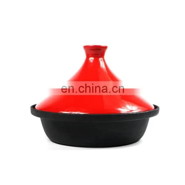 Nonstick Cookware Sets Tagine Moroccan Cooking Cast Iron Tajine With Ceramic Dome photo-3