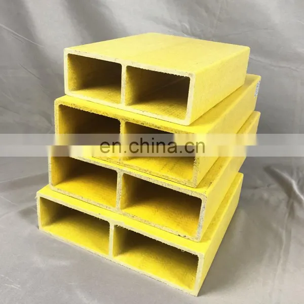 Durable FRP Pultruded Profile Anti Corrosion FRP Rectangle Tube photo-5
