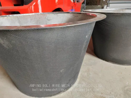 Stainless Steel Perforated Strainer .oil Mesh Filter Air Filter Mesh Strainer photo-3