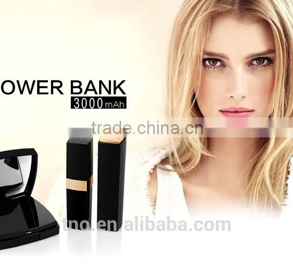 Best Selling Products Lipstick Power Bank 3000mah Charger Universal Portable Phone Charger photo-5