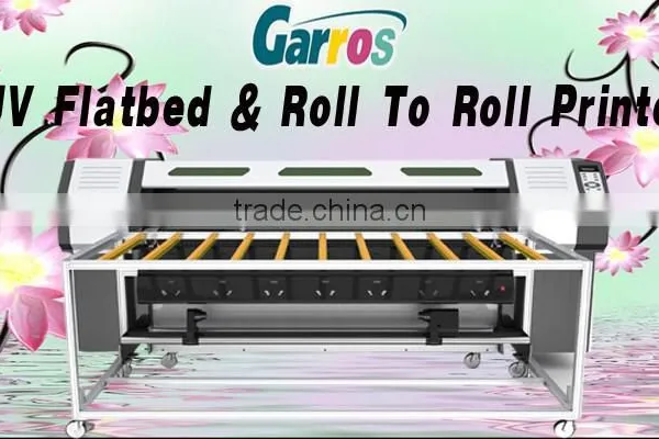 Garros Brand Double DX5 UV Flatbed Printer With Roll To Roll Together photo-2