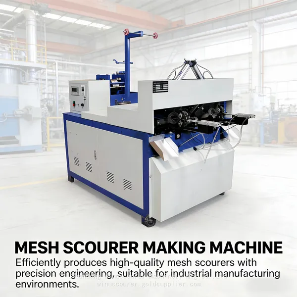 Factory Mesh Scrubber Machine Supplier Galvanize Mesh Steel Wire Ball Machine