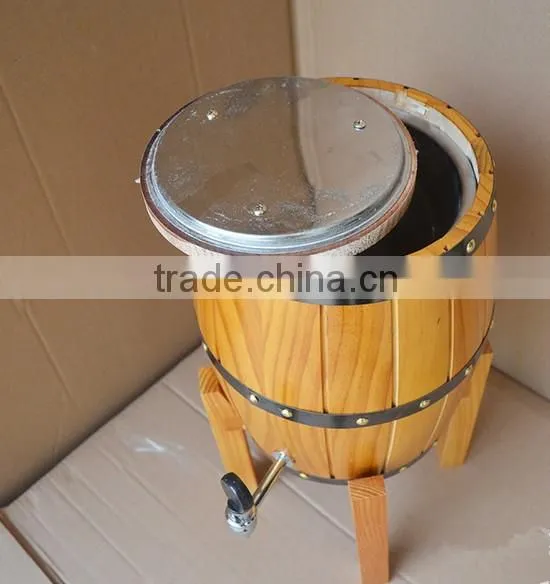 High Quality Keg Type Wooden Beer Dispenser Stainless Steel Inside With Tap Quality Choice photo-2