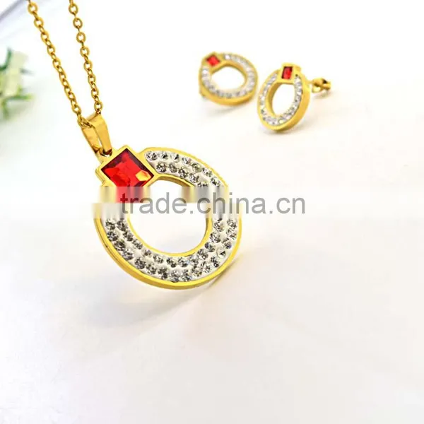 New Round Earring Designs Circle Pendant Fashionable Jewelry photo-3