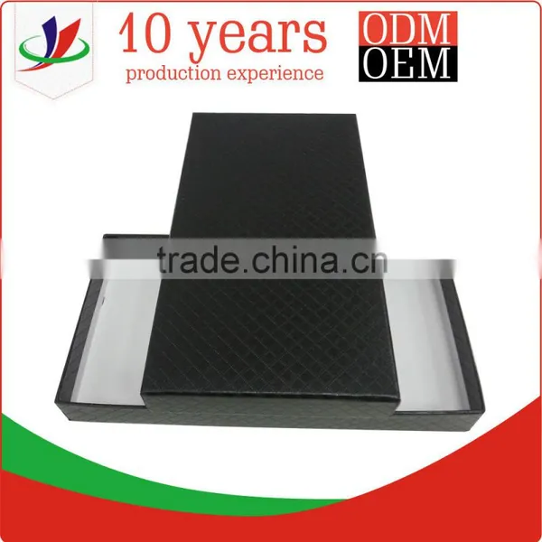 Cardboard Paper Matte Black Gift Box photo-2