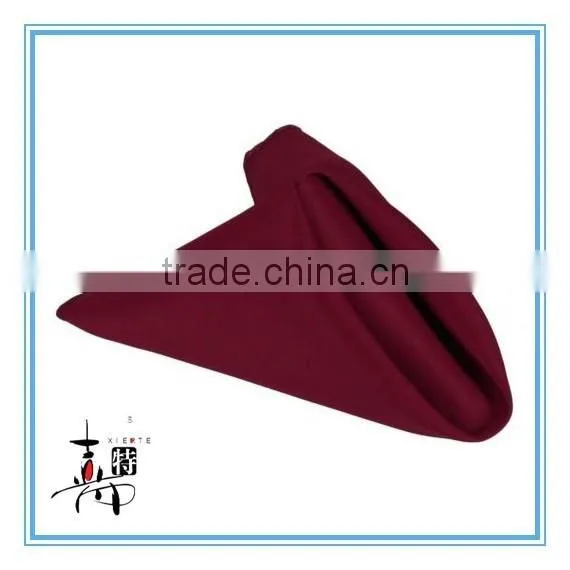 Poly Visa 100% Polyester Napkin Dyeing Colorful Table Cloth Napkin photo-4