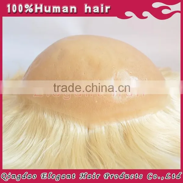 2015 Eleganr Hair New Arrival Unprocessed Virgin European Man Toupee Hair photo-6